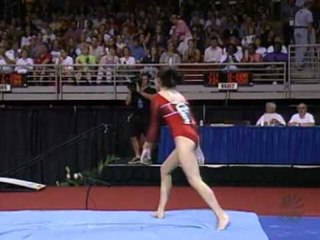 Tabitha Yim - Vault 2 - 2001 U.S. Gymnastics Championships - Women - Day 2