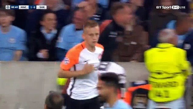 Manchester City 2 - 0 Shakhtar 26/09/2017 Raheem Sterling Super Goal 90' HD Full Screen Champions League
