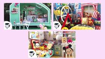 Little Twin Stars Dollhouse Miniature | Kawaii Pastel Doll Room with Re-ments