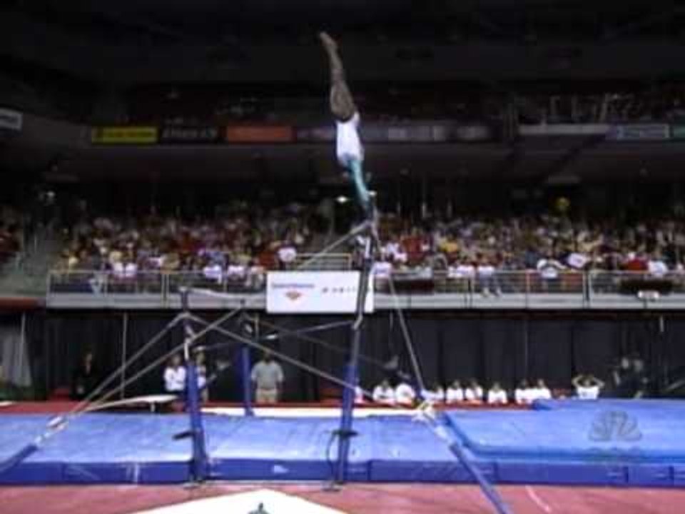 Ashley Miles - Uneven Bars - 2001 U.S. Gymnastics Championships - Women - Day 1