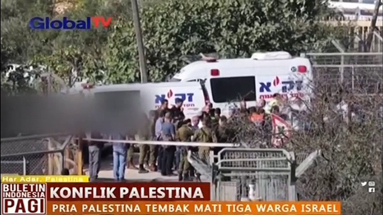 Pria Palestina Tembak Mati 3 Warga Israel