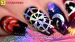 DIY Glam Witch Nails | Black Holographic Glitter mwahaha