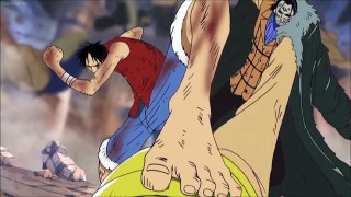 Luffy vs Crocodile The final fight #415
