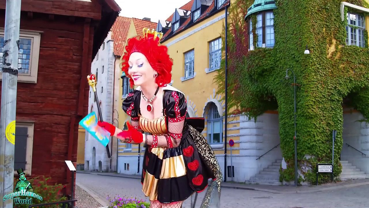 Pregnant Frozen Elsa Prank vs Joker! Spiderman vs Red Queen Bad Crying Baby SuperHero in R