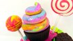 Play Doh How to Make a Candy Cake Rainbow Learning Diy Plastilina y Juguetes Castle Toys