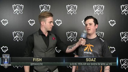 Interview with FNC sOAZ - Round 1 Play-In Stage Worlds 2017