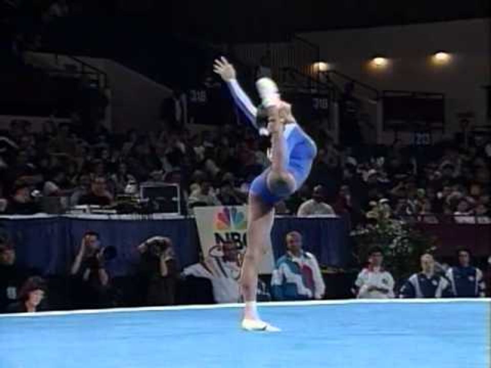 Elvire Teza - Floor Exercise - 1998 Visa American Cup