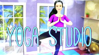 DIY - How to Make: Doll Room in a Box: Yoga Studio - Handmade - Crafts