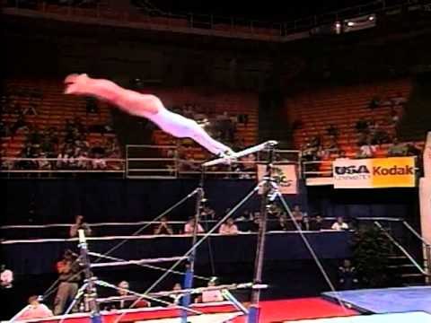 Kristy Powell - Uneven Bars - 1998 International Team Gymnastics Championships - Women