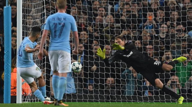 Guardiola snaps over Aguero penalty miss