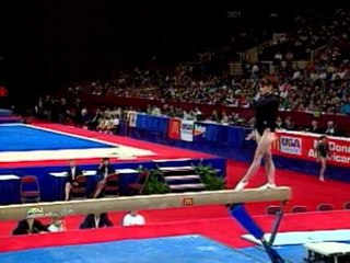 Oksana Chusovitina - Balance Beam - 1996 McDonald's American Cup