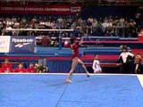 Dominique Moceanu - Floor Exercise - 1996 U.S Gymnastics Championships - Women