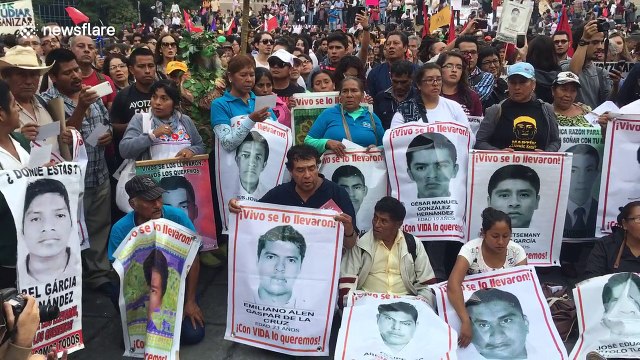 Mexico marks third anniversary of 43 disappeared students