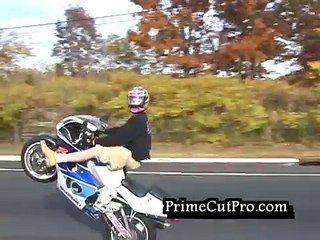 Crazy Motorcycle Stunts on City Streets