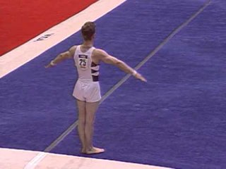 John Macready - Floor Exercise - 1995 Visa Gymnastics Challenge - Men