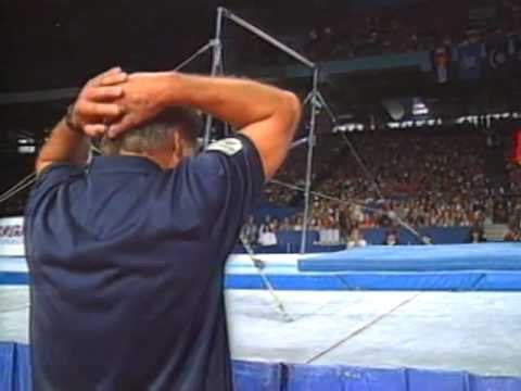 Dominique Moceanu - Uneven Bars - 1995 U.S. Gymnastics Championships - Women - All-Around
