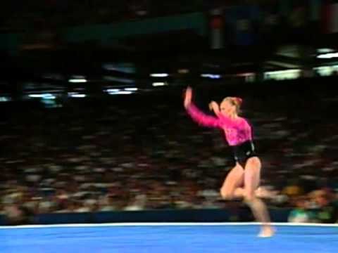 Jaycie Phelps - Floor Exercise - 1995 U.S. Gymnastics Championships - Women - All-Around