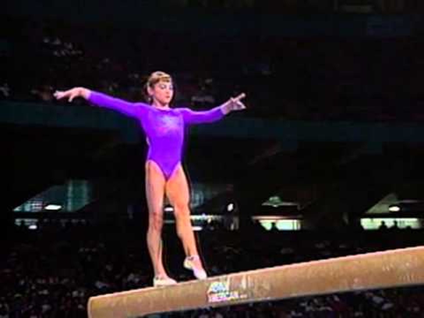 Dominique Moceanu - Balance Beam - 1995 U.S. Gymnastics Championships -  Women - Event Finals - video Dailymotion