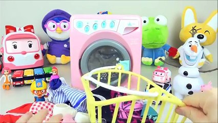 Baby doll Washing Machine and Pororo toys