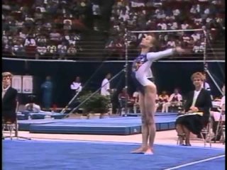 Henrietta Onodi - Floor Exercise - 1992 McDonalds American Cup