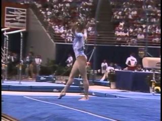 Maja Hristova - Floor Exercise - 1992 McDonalds American Cup