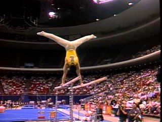 Chow Liang - Parallel Bars - 1991 McDonald's American Cup