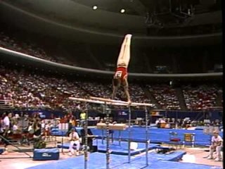 Andreas Wecker - Parallel Bars - 1991 McDonald's American Cup