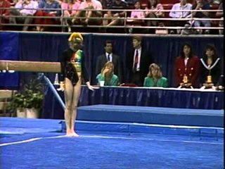 Liudmila Stobvtchataia - Floor Exercise - 1991 McDonald's American Cup