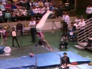 Laurent Barbieri - High Bar - 1986 McDonald's American Cup