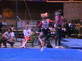Kristie Phillips - Floor Exercise - 1986 McDonald's American Cup