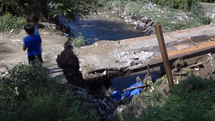 Se cae puente de la Colonia Buena Inversión