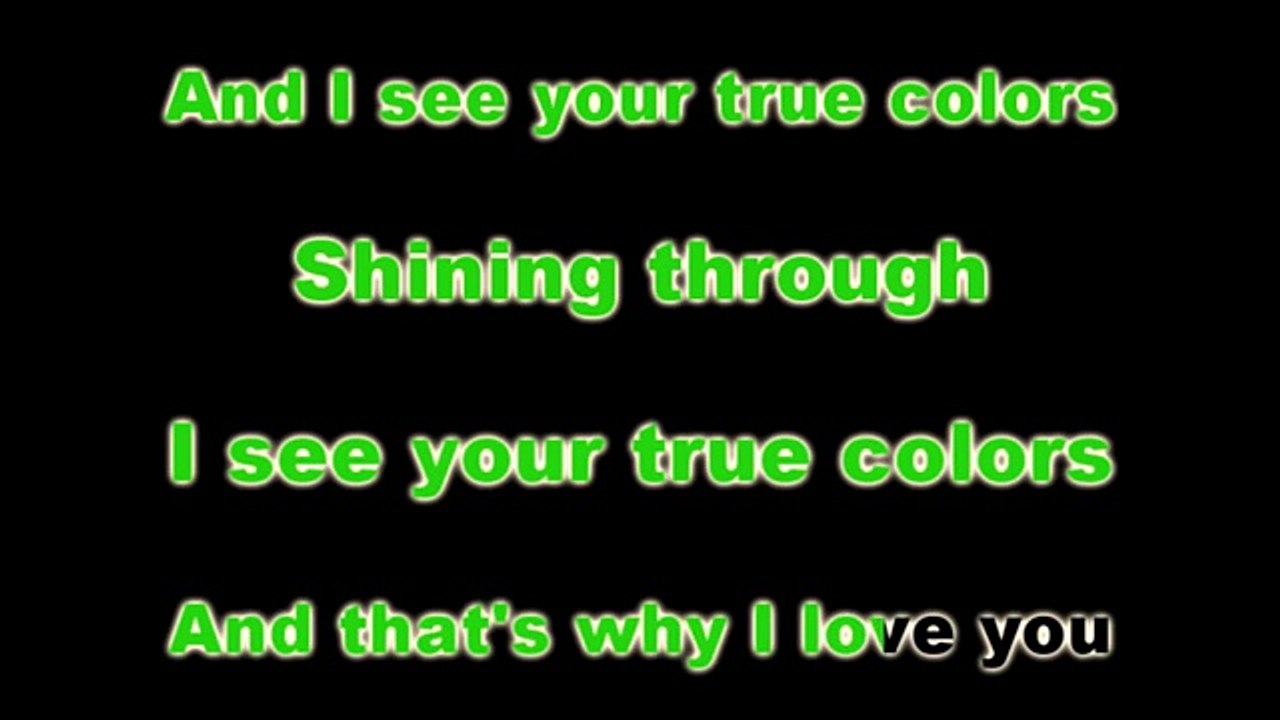 TRUE COLORS Justin Timberlake + Anna Kendrick (KARAOKE VERSION