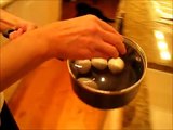 How to make perfect HARD BOILED EGGS - Hard Boiled Egg demonstration to make & peel