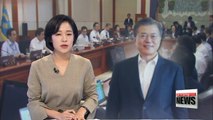President Moon directs cabinet members to come up with 'innovation-based' growth strategies