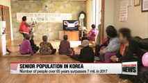 Senior population surpasses that of youth population for first time