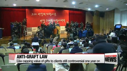 Row still ongoing one year after Korea implements anti graft law