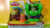 Play-Doh Smashdown Hulk and Iron Man Can Heads Msdisneyreviews
