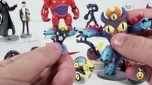 Disney Big Hero 6 Chocolate Surprise Eggs & Deluxe Figurine Playset with GoGo Tomago & Surprise Toys