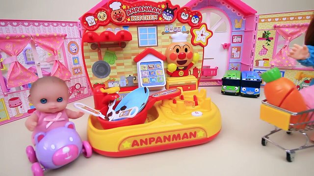 Anpanman kitchen toys and ice cream trucks Surprise Egg Baby doll play-fC6Xanzvv7o