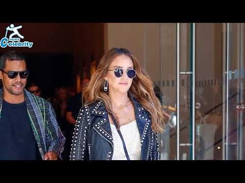 Pregnant Jessica Alba showcases her blooming baby figure