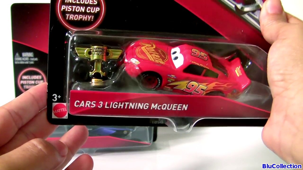 Cars 3 Jackson Storm with Piston Cup Trophy _ Cars 3 Lightning McQueen with Piston Cup Trophy-mncuEYLo4Gw