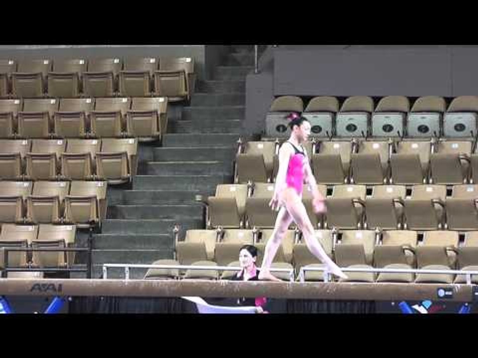 Kyla Ross - Balance Beam - 2013 AT&T American Cup Podium Training