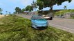 Beamng drive - Embedded Rocks car Speeding Crashes