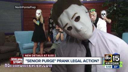 Senior Purge Prank Video Could See Legal Action From Parents Video Dailymotion