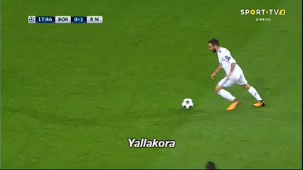 Fantastic volley finish from Gareth Bale against Borussia Dortmund!