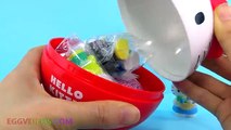 Hello Kitty Surprise Eggs Unboxing Surprise Toys for Kids EggVideos.com