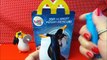 Top 5 Penguins From Madagascar Movie Opening McDonalds Happy Meal Kids Toys
