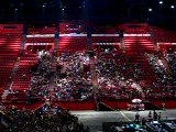 Ambience dans la salle avant le concert de Tokio Hotel