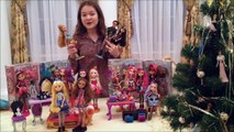 Моя коллекция кукол Эвер Афтер Хай. My collection dolls Ever After High. Gulnas Gulnaz.