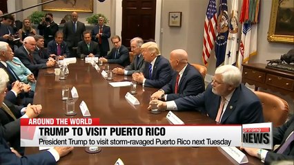 Trump to visit storm-ravaged Puerto Rico next Tuesday